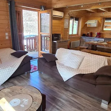 Enchanteur A Avec Vue Panoramique Et Jacuzzi Chalet *